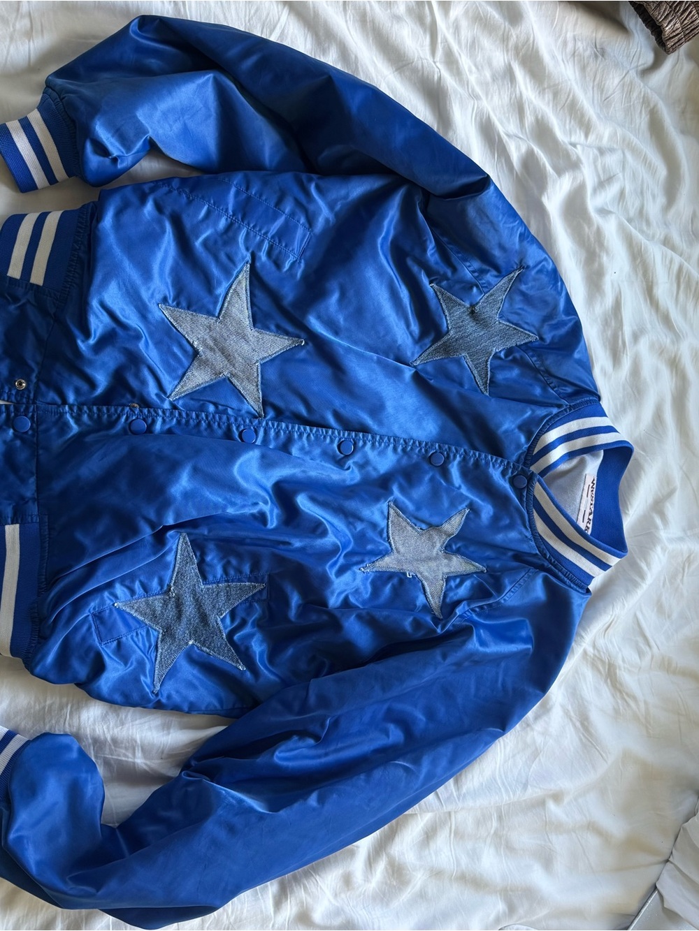 Blue Star Bomber Jacket size L